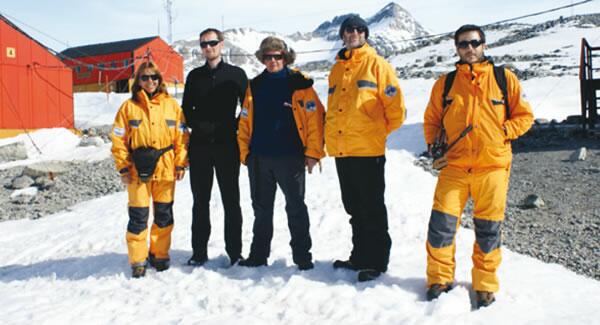 Artistas internacionales en la Antártida