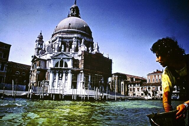 Coloración del Gran Canal de Venecia, 1968.  