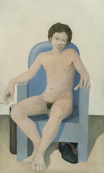 Pablo Suárez, El sillón azul, 1972.
