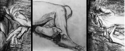 Curso de dibujo de figura, retrato, manos y pies