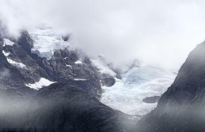 Mount Aspiring y Glaciar I.