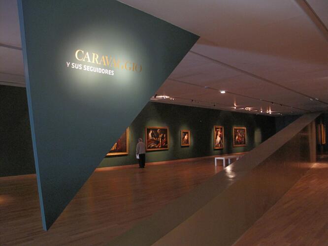 Vista de sala "Caravaggio y sus seguidores"