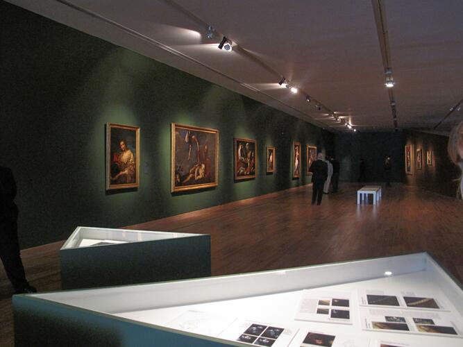 Vista de sala "Caravaggio y sus seguidores"