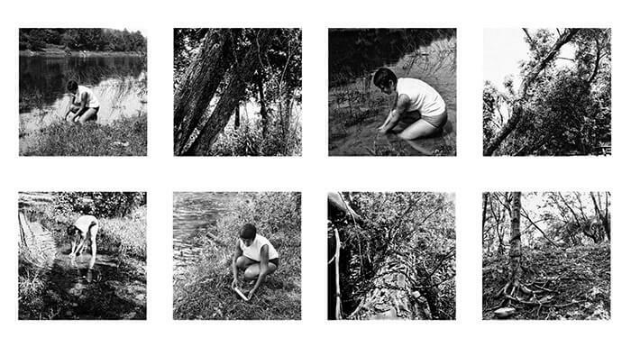 Agnes Denes. Rice/ Tree/ Burial Project (Original Creation in Sullivan County, New York), 1968Adriana Lestido. Serie Antártida negra, 2012Agnes Den...