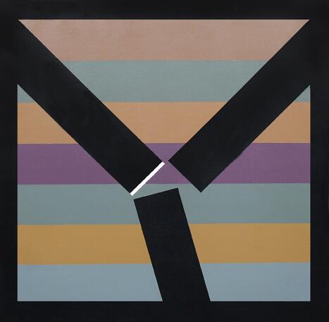 XXV, acrílico sobre tela, 100 x 100 cm, 1980