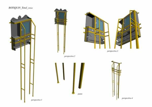 Eugenia Calvo Proyecto - Estructura de hierro para botiquin - 2011
