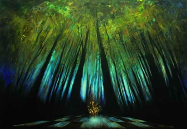 Juan Doffo En aquel tiempo fuera del tiempo,  2010, 200 x 300 cm