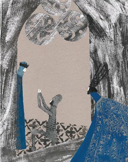 María Wernicke Lo que quiere una mujer – Texto de Estrella Escriña – Ed. Calibroscopio 2010 Técnica: Témpera y collage