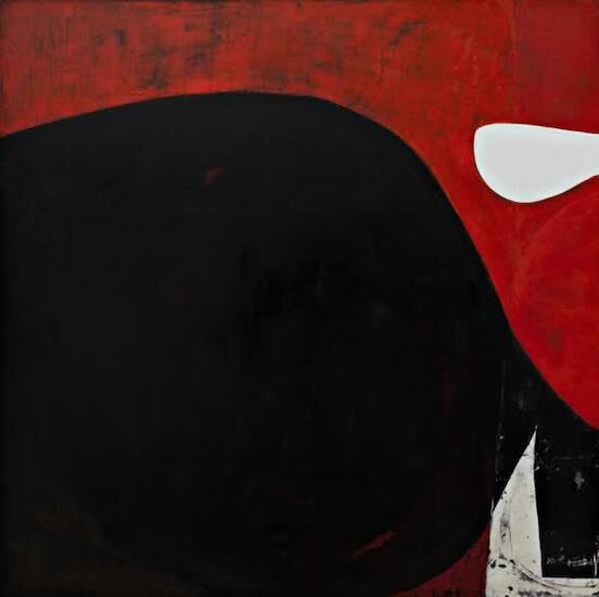 Keiko Gonzalez, grandfaloon 120x120, oleo sobre tela