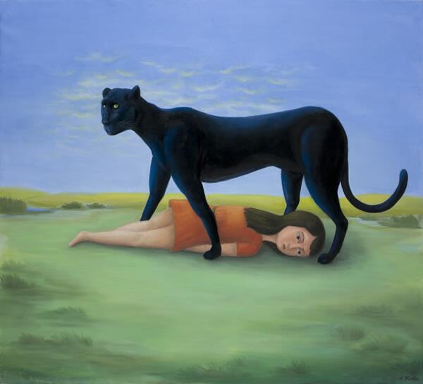 Noelia Farías - Córdoba - Siesta - 100 x 120 oleo sobre tela 2011