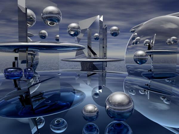 Juan Carlos Cabrera "Arq. Futura" Arte digital  bryce 3d y photoshop) (1/20) 40 x 50