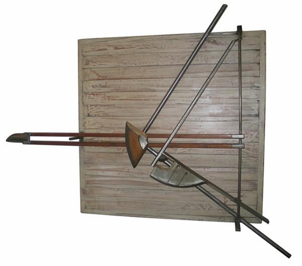 0052 B  De La flechas  acero y madera  año 1989