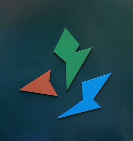 Raúl Lozza, óleo sobre madera, obra No1091, (1999-2000), 126 x 121 cm.