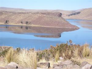 Graciela Heller Lugar Mágico del Tititicaca (Cuatripitico) (