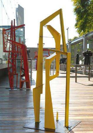 Proyecciones urbanisticas en la terraza del MALBA, 2010