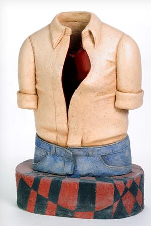 Vivian Magis, A corazón abierto, escultura cerámica
