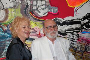 Gloria Bender y Yuyo Noé en Venecia