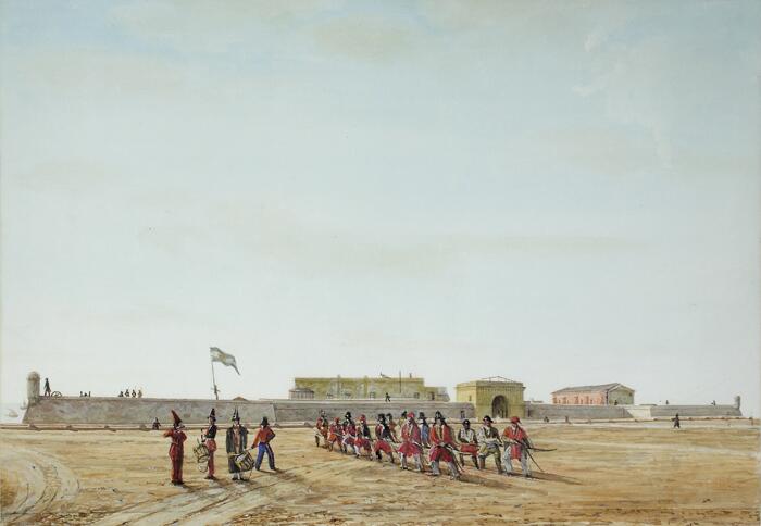 Pellegrini, Carlos Enrique. El fuerte de Buenos Aires