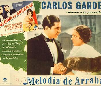 Afiche del filme "Melodía de arrabal".