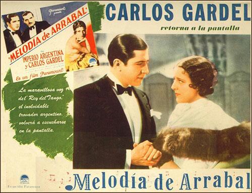 Afiche del filme "Melodía de arrabal".