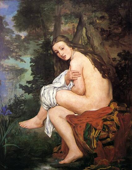 MANET, Édouard - La Nymphe surprise (La ninfa sorprendida), 