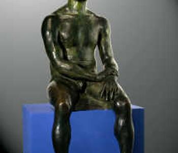 Lucio Fontana. El hombre del Delta. Bronce. 