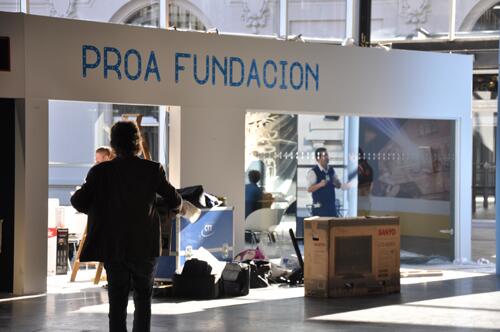 Sala de prensa de Fundación Proa