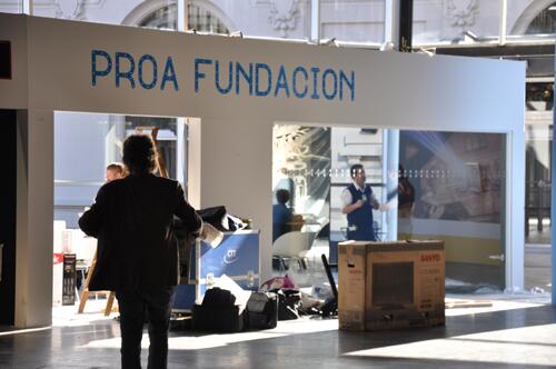 Sala de prensa de Fundación Proa