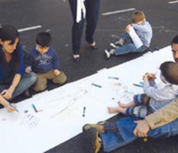 Festival de dibujo BIC Kids “Camino al BICentenario” sobre Avenida de Mayo