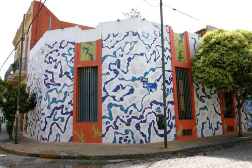 Mural Pasaje Lanín,