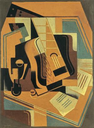 Juan Gris. La guitarra, 1918