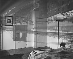 Imagen de cámara oscura del Puente de Brooklyn en el dormitorio, 1999