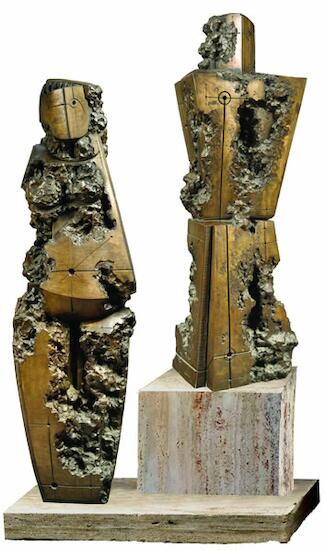 “Hombre y mujer”, escultura de Líbero Badíi, nuevo record para la obra de este gran maestro.