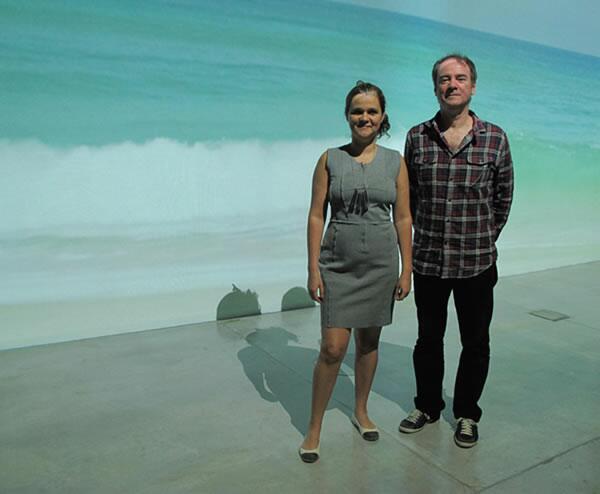Los artistas Katia Maciel y André Parente en Fundación Telefónica