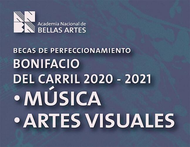 Becas de Perfeccionamiento Artístico Bonifacio del Carril