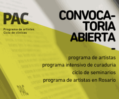 PAC. Programa de Artistas. Ciclo de Clínicas