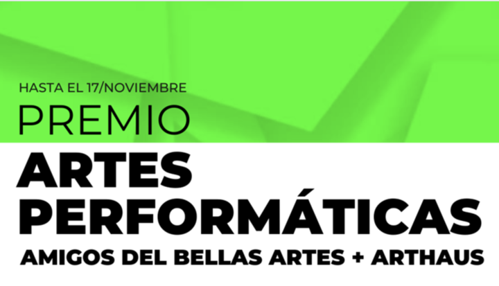 Premio Artes Performáticas 2022