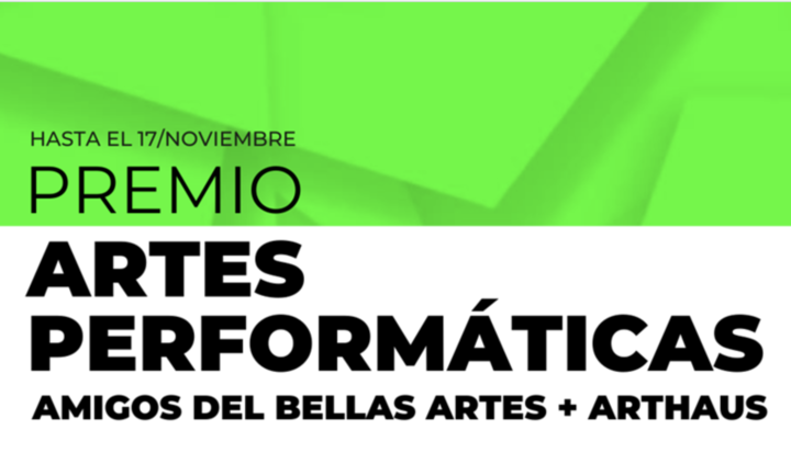 Premio Artes Performáticas 2022 