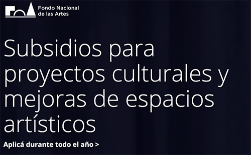 Subsidios mejora de espacios culturales del FNA