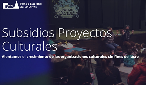 Subsidios Proyectos Culturales del FNA