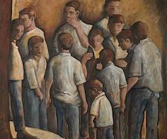 Artistas de trastienda en galería El Socorro