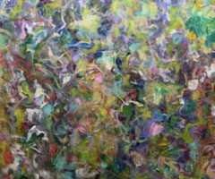 "S/título", acrílico s/tela. 60 x 80 cm. Obra de María Cuevas
