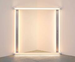 Dan Flavin, Untitled (to Thordis and Heiner), 1966–71. ©️ Stephen Flavin/Artists Rights Society (ARS), New York. Photo: Billy Jim, New York.