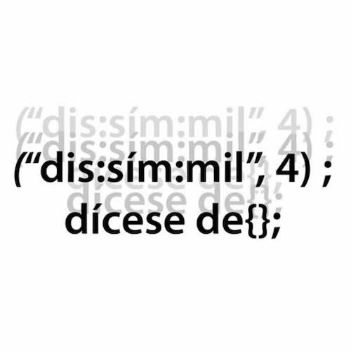 (“dis:sím:mil”, 4) ;