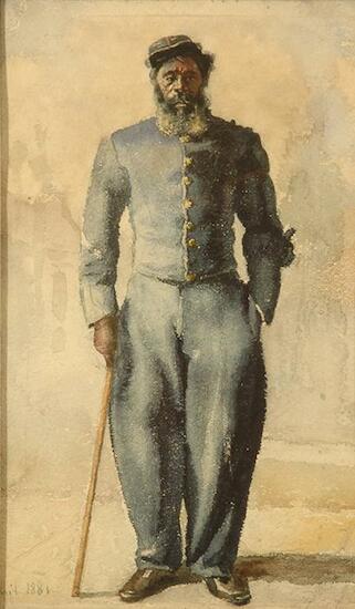 Eduardo Sívori (1847-1918)  El milico