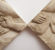 Un Nuevo Hombre, composición 6 (detalle), 2019, yeso y agregados, 280 x 350 cm.