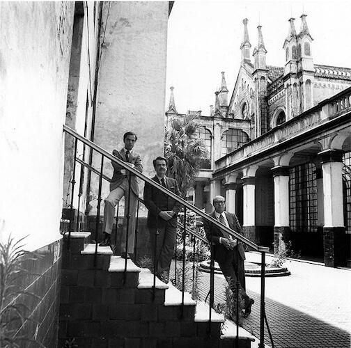 Jacques Bedel, Luis F. Benedit y Clorindo Testa