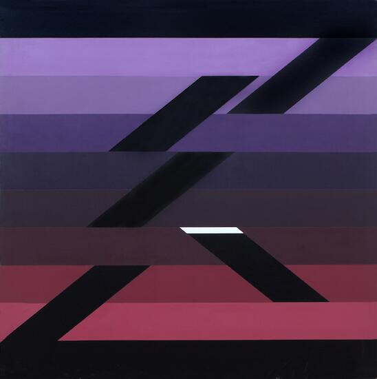 XXIII, acrílico sobre tela, 1981, 100 x 100 cm