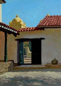 La vieja hostería, óleo sobre tabla, 2013