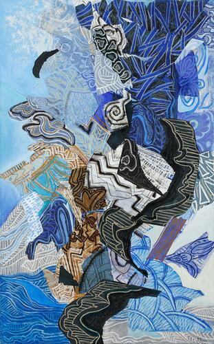 De océanos. Técnica mixta. 2010